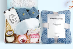 Gifts for Women, Care Package for Women, Relaxing Spa Gift Box Basket, Birthday Baskets, Get Well Soon Gifts with Luxury Blanket, Unique Holiday Gifts Basket for Women, Her, Sister, Mom, Best Friends