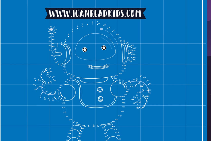 Robot Children's Book : I Can Read Books For Kids Level 1