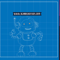 Robot Children's Book : I Can Read Books For Kids Level 1