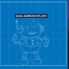 Robot Children's Book : I Can Read Books For Kids Level 1