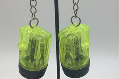 Functioning Flashlight Earrings