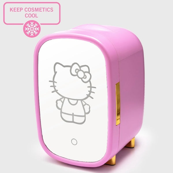 Sanrio “Hello Kitty” Beauty & Skincare Mini Fridge Cooler, Ships Immediately