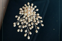 A pearl is a living jewelry. Handcrafted freshwater pearl brooch pendant. The 2025 trend for unique style. Say yes to one of a kind.