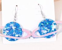 Supernova Galaxy Box - a Fusion of High Tech and Classic UFO - thats Out of this World!  Think Blues, Greens and Shimmery Silvers.