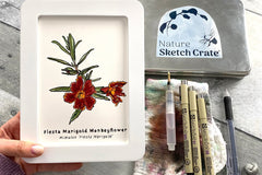 You can paint this with Nature Sketch Crate's  step-by-step lessons which make painting as easy as an adult coloring book.