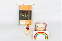 This is an unique candle box is designed for destressing, anxiety and organization. Included are item you receive every other month.