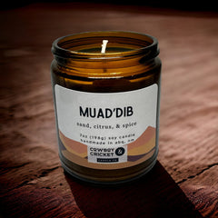 Muad'Dib Soy Candles and Melts - Sand, Citrus, & Spice