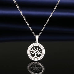 FAMILY TREE ♡ AAA CZ Diamond Tarnish Free Necklace