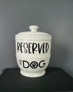 Dog Treat Jar