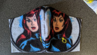 Black Widow Fleece Face Mask