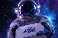 Space-themed gift box with astronomy collectibles, cosmic accessories, educational products, and surprises for space enthusiasts.