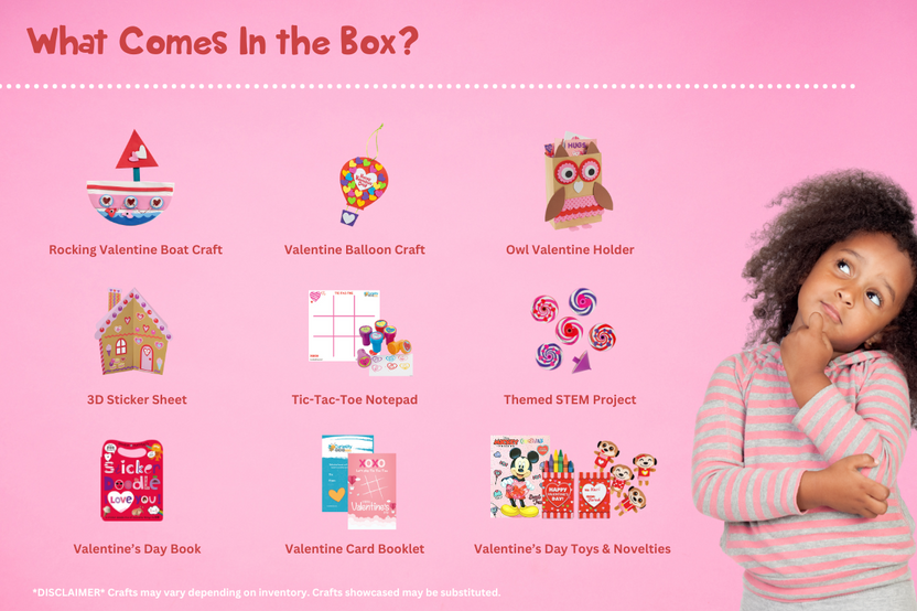 Valentine's Day Surprise Box for Ages  2-4