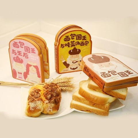 萌！装在面包袋子里绘本《面包国王》3册套装