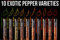Kitsy Box Hot Pepper Flakes Chili Variety Set, 10 Pack - Monthly Refill Subscription