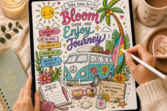 colored in coloring page