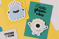 Little Green Vibes - Monthly Sticker Subscription