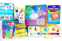 May "Odd Ballz" VIP Box 
• Conversation Cue Cards
• Clever Connectors
• Odd Ballz Wizard Flyer
• Food Fight Splat Balls
• Fo' Sqweezy Twinki