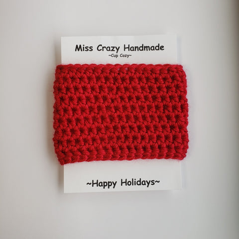 Handmade Holiday Cup Cozy