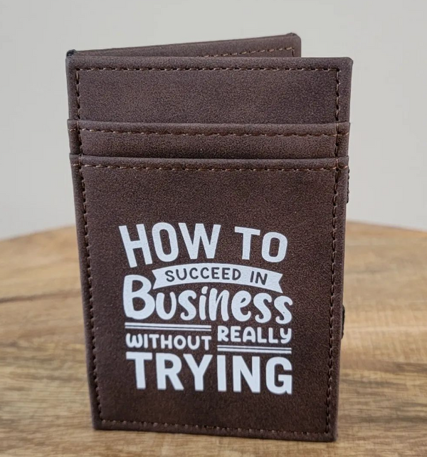 How to Succeed in Business Without Really Trying Broadway Musical inspired Wallet