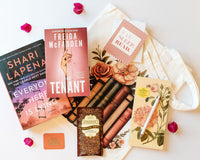 Thrilling reads and bookish items make this book box a perfect gift for any book lover. Books vary by customer.