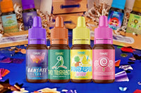 Enchanted Fragrance Oil subscription featuring 4 different 10ml dropper bottle fragrance oil scents delivered monthly.