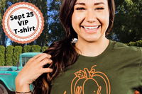 We are all about happy and positive vibes!  
Our T-shirt of the month club has a different theme each month, but always about happy things! 