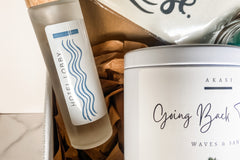 candles sea spa inspired candles and self-care self love vacation box relaxation spa day self care box 