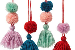 handmade fair trade ornaments crafted in Nepal using natural wool anchor of hope box fair trade subscription box