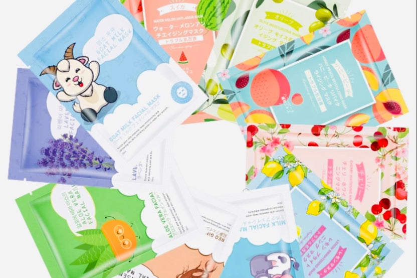 Premium K-beauty Sheet Mask Box