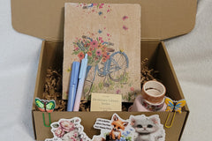 Monthly Hand-Stitched Journal Box w/ Accessories