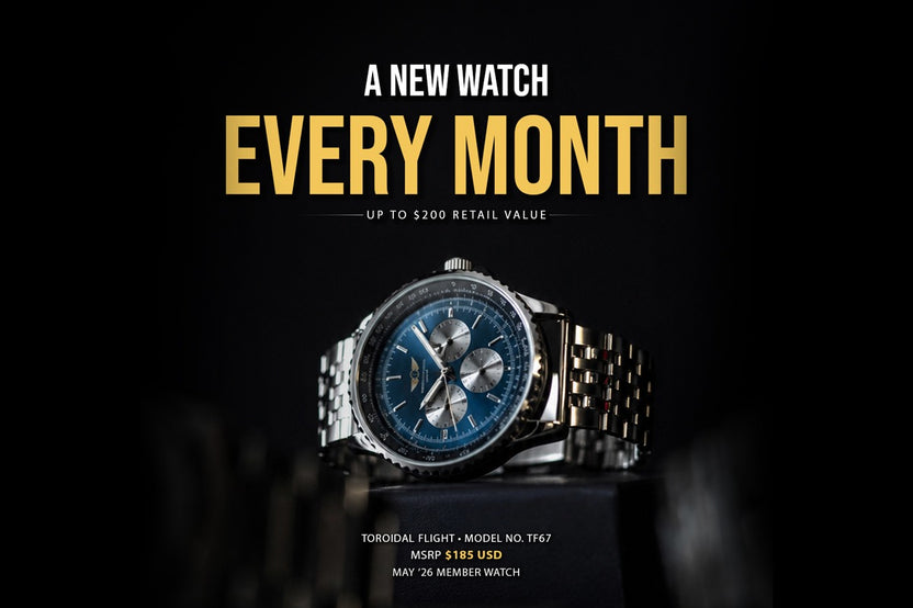 Wrist Mafia Watch of the Month subscription featuring premium men's watches worth over $100 plus giveaways. join now