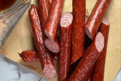 Snack Size: Boozy Jerky Style Steak Strip & Snack Stick Variety 8 Packages // 20 Servings
