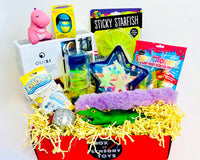 Teen Box - Ouisi Game, Starfish, Glow Stars, Drizzler, OMG Stretchy Worms, Dino Mini, MadMattr, Astro Ball, Fur Bracelet, Stretch Crocodile