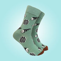 Seashells Seashore Sock - Men's