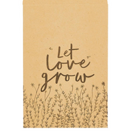 "Let Love Grow" Seed Favour Bags