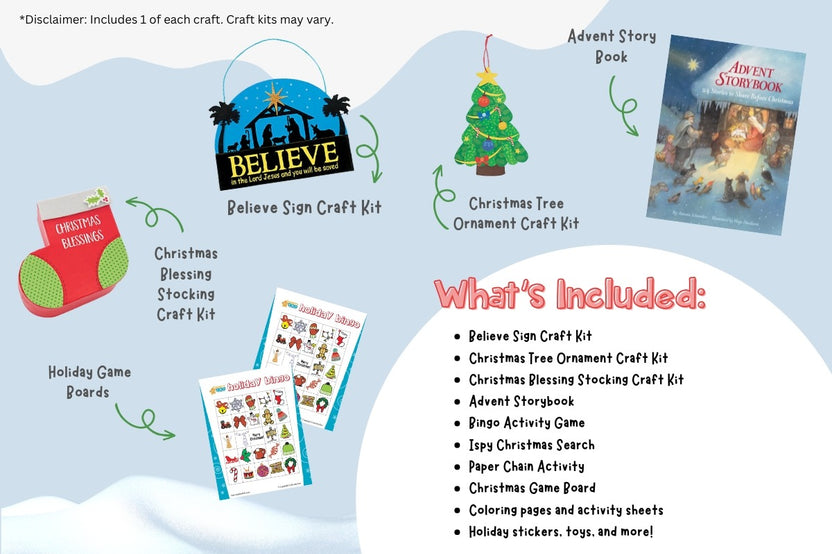 Family Advent Christmas Craft Box