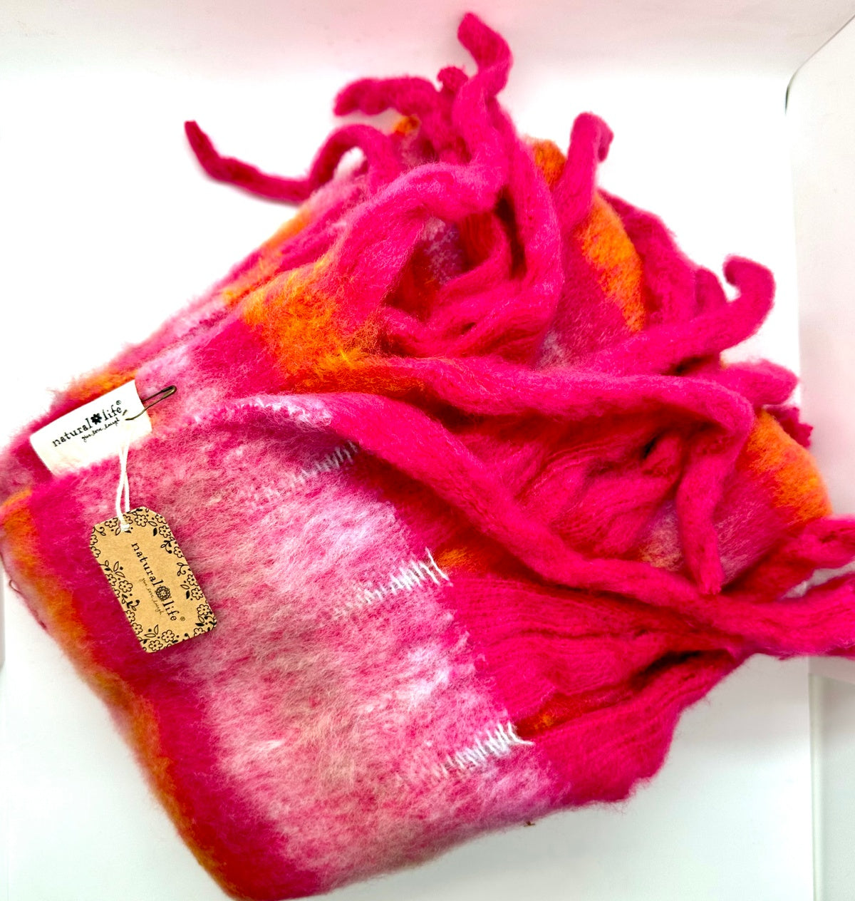 Natural Life Pink Scarf