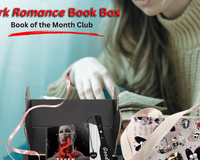 Dark Romance Book Box by Dark Romance Crates, the leading dark romance book box service for dark romance, dark fantasy, erotic horror