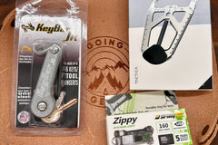 A few examples of items you might find in the EDC Club:
- Keybar Jr. Titanium
- Carabiner Tool
- Armytek Zippy Keychain Flashlight