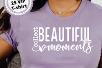 We are all about happy and positive vibes!  
Our T-shirt of the month club has a different theme each month, but always about happy things! 