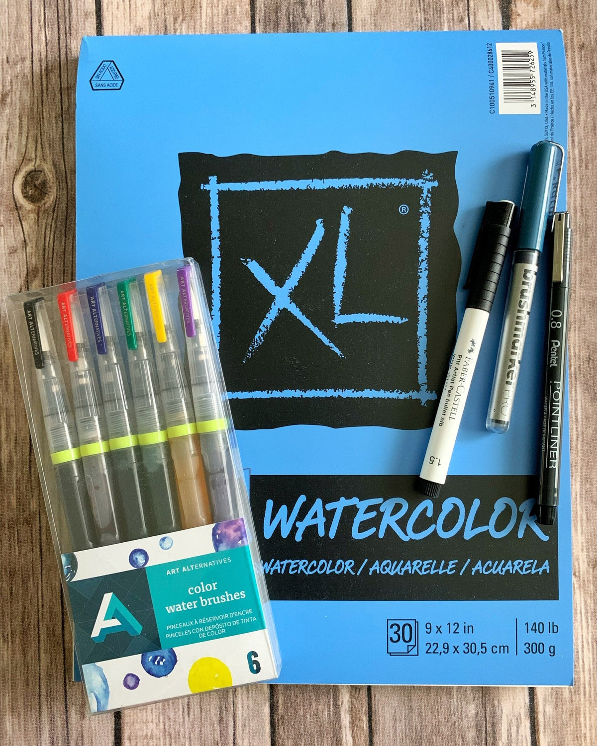 Young Artist Pack - Watercolor Brush