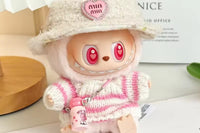 3 piece set for your Labubu doll. It includes hat sweater and water bottle. Labubu Doll not included