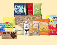 Vegancuts Monthly Snack Box Open the Door to sweet & savory vegan snacks from the longest standing vegan subscription company