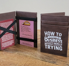 How to Succeed in Business Without Really Trying Broadway Musical inspired Wallet