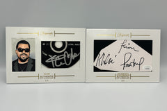 Ice Cube 1/1 Cut Autograph with Custom Art.  Kim, Khloe and Kourtney, Kardashian Triple 1/1 Cut Autograph!  