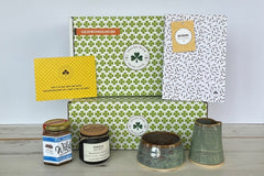 Irish handmade pottery, Irish artisan foods and stationary printed in Ireland.