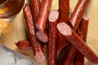 Snack Size: Boozy Jerky Style Steak Strip & Snack Stick Variety 8 Packages // 20 Servings