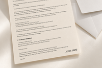 The Aura Letter by Working On My Aura x Coquihalla | Monthly Snail Mail Subscription