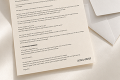The Aura Letter by Working On My Aura x Coquihalla | Monthly Snail Mail Subscription