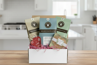Brews for Rescues - Coffee & Tea Box
One 12oz bag of coffee
One bag loose leaf tea
One Large bag pet treats
One Dog Toy
Gift for Human